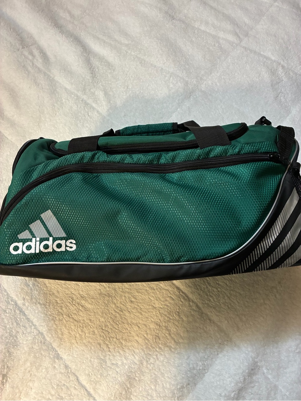 adidas Green and Black Men's Duffel Bag - Sport Gym Travel